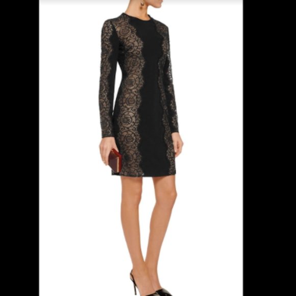 STELLA MCCARTNEY Lace Knee-Length Dress, Size: S - Picture 1 of 7